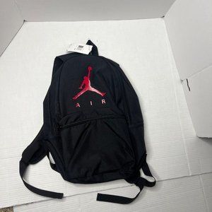 NEW NIKE JORDAN AIR JUMPMAN LOGO 13" Laptop BACKPACK BLACK/RED 9A0289-KR5 BAG LA